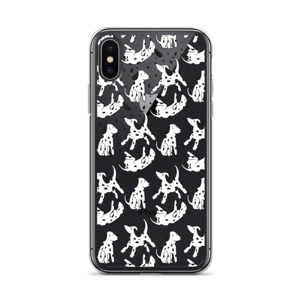 clear-case-for-iphone-iphone-x-xs-case-on-phone-6a1d69ff6f31b.jpg Dalmatian Dog iPhone Clear Case