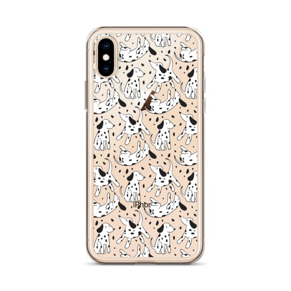 clear-case-for-iphone-iphone-x-xs-case-on-phone-6a1d69ff6f3a6.jpg Dalmatian Dog iPhone Clear Case