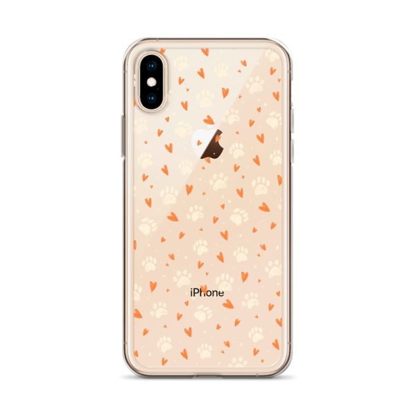 clear-case-for-iphone-iphone-x-xs-case-on-phone-6a1d6a91d053c.jpg Paws Prints Hearts iPhone Clear Case
