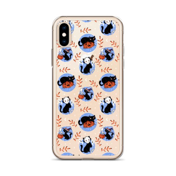 clear-case-for-iphone-iphone-x-xs-case-on-phone-6a1d6f9a207d6.jpg Halloween Cats iPhone Clear Case