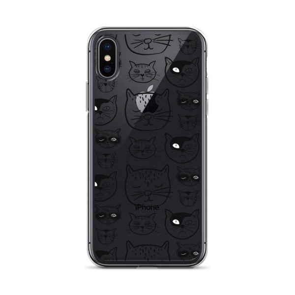 Cartoonish Cat iPhone Clear Case