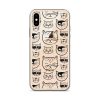 Cartoonish Cat iPhone Clear Case