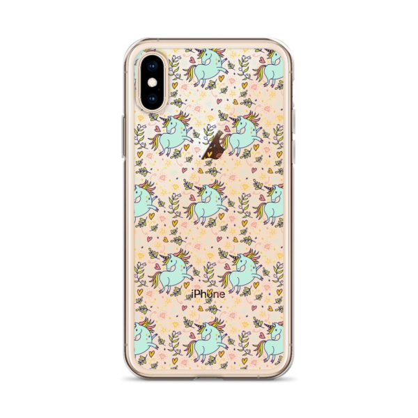 Hand-Drawn Unicorn iPhone Clear Case
