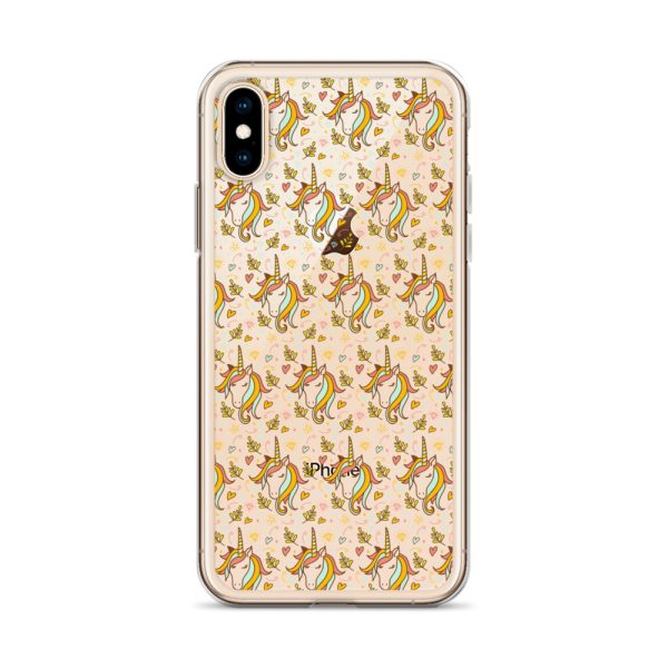 Unicorn Doodle iPhone Clear Case