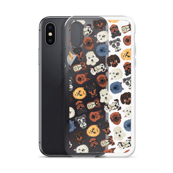 clear-case-for-iphone-iphone-x-xs-case-with-phone-6a1d6b9c620aa.jpg Dog Heads Seamless iPhone Clear Case