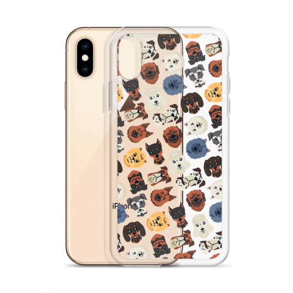 clear-case-for-iphone-iphone-x-xs-case-with-phone-6a1d6b9c6212d.jpg Dog Heads Seamless iPhone Clear Case