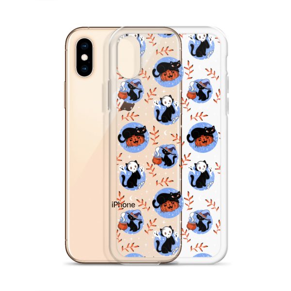 clear-case-for-iphone-iphone-x-xs-case-with-phone-6a1d6f9a20821.jpg Halloween Cats iPhone Clear Case