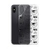 Cartoonish Cat iPhone Clear Case
