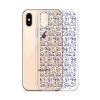 Simple Cat Outlines iPhone Clear Case