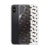 Halloween Seamless Cat iPhone Clear Case