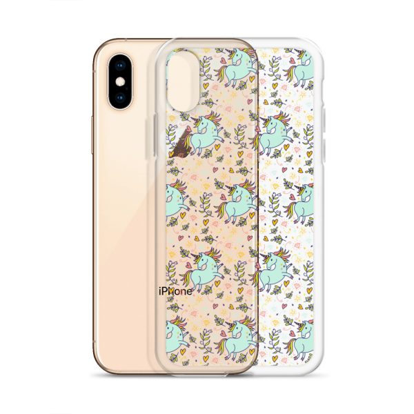 Hand-Drawn Unicorn iPhone Clear Case