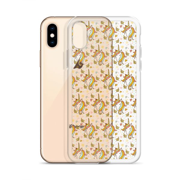 Unicorn Doodle iPhone Clear Case