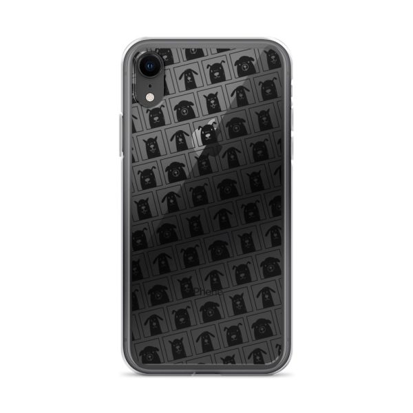 clear-case-for-iphone-iphone-xr-case-on-phone-6a1d68fd24288.jpg Black Dogs iPhone Clear Case