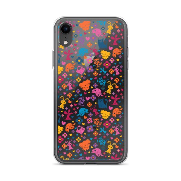clear-case-for-iphone-iphone-xr-case-on-phone-6a1d6990058a9.jpg Colorful Animals and Heart iPhone Clear Case