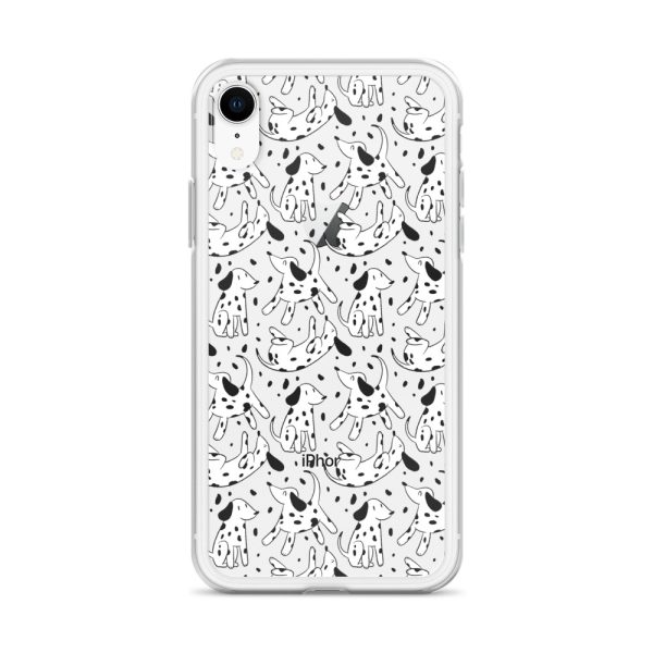clear-case-for-iphone-iphone-xr-case-on-phone-6a1d69ff6f517.jpg Dalmatian Dog iPhone Clear Case