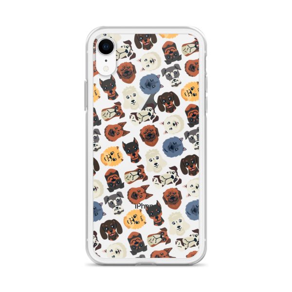 clear-case-for-iphone-iphone-xr-case-on-phone-6a1d6b9c6222a.jpg Dog Heads Seamless iPhone Clear Case