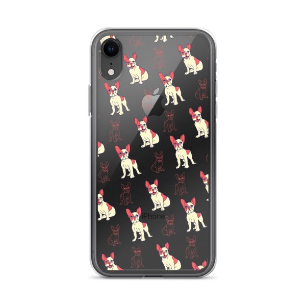 clear-case-for-iphone-iphone-xr-case-on-phone-6a1d6c79a3978.jpg French Bulldog iPhone Clear Case