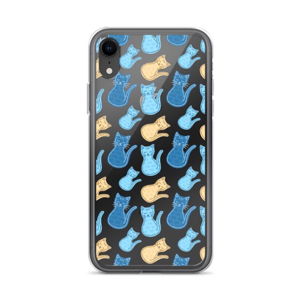 Cat Cartoon iPhone Clear Case