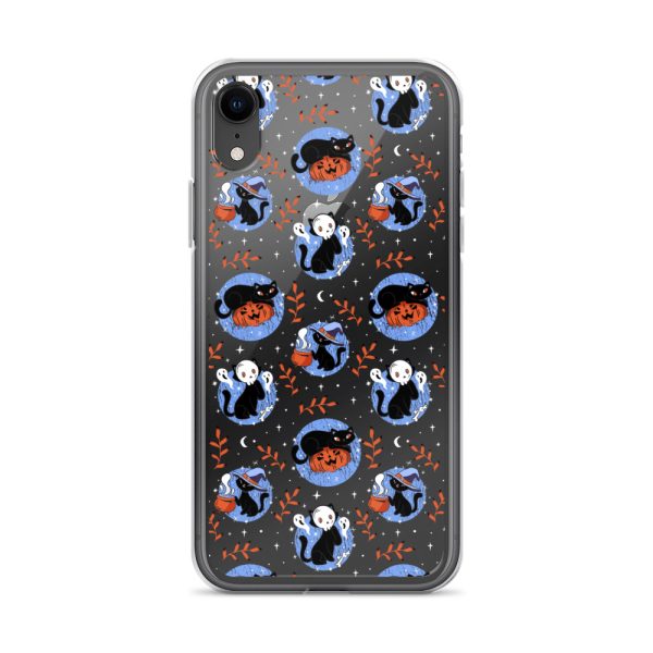 clear-case-for-iphone-iphone-xr-case-on-phone-6a1d6f9a208a5.jpg Halloween Cats iPhone Clear Case