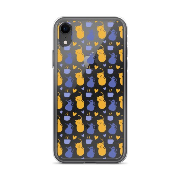clear-case-for-iphone-iphone-xr-case-on-phone-6a1d6fec175ec.jpg Tea and Cat iPhone Clear Case