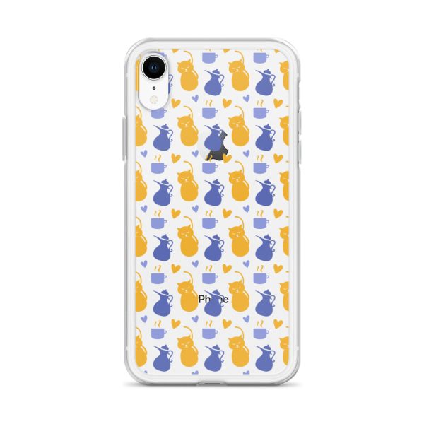 clear-case-for-iphone-iphone-xr-case-on-phone-6a1d6fec17675.jpg Tea and Cat iPhone Clear Case