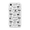 Cartoonish Cat iPhone Clear Case