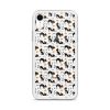 Halloween Seamless Cat iPhone Clear Case