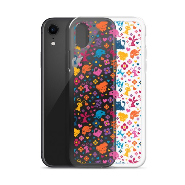 clear-case-for-iphone-iphone-xr-case-with-phone-6a1d6990058ec.jpg Colorful Animals and Heart iPhone Clear Case
