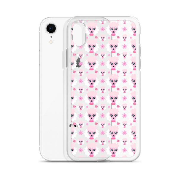 Pink Poodle iPhone Clear Case