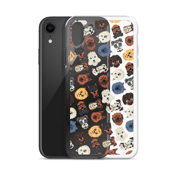 clear-case-for-iphone-iphone-xr-case-with-phone-6a1d6b9c621e7.jpg Dog Heads Seamless iPhone Clear Case