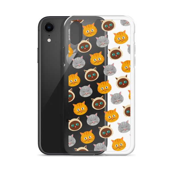 Cute Cats iPhone Clear Case
