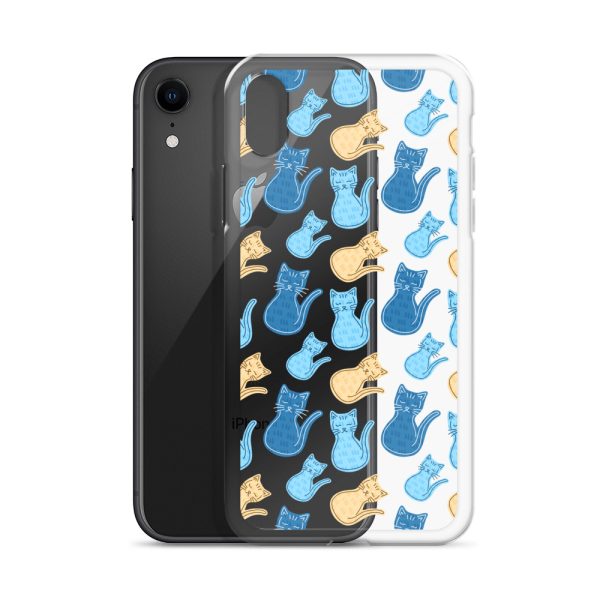 Cat Cartoon iPhone Clear Case
