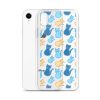 Cat Cartoon iPhone Clear Case