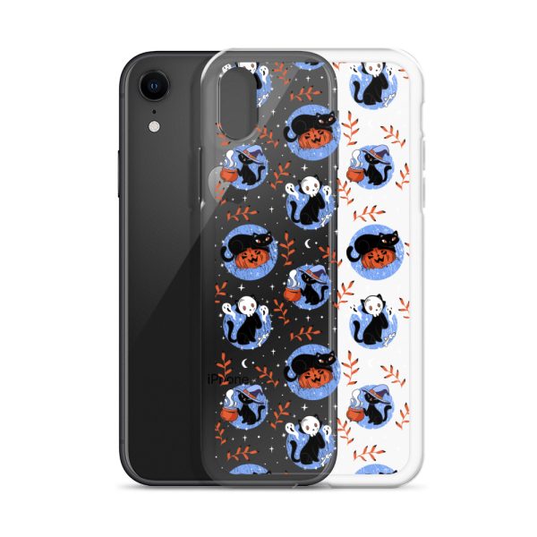 clear-case-for-iphone-iphone-xr-case-with-phone-6a1d6f9a208e9.jpg Halloween Cats iPhone Clear Case