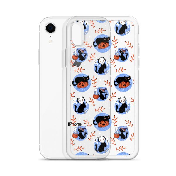 clear-case-for-iphone-iphone-xr-case-with-phone-6a1d6f9a20970.jpg Halloween Cats iPhone Clear Case