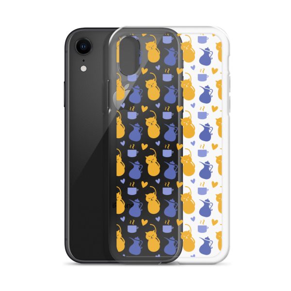 clear-case-for-iphone-iphone-xr-case-with-phone-6a1d6fec17631.jpg Tea and Cat iPhone Clear Case