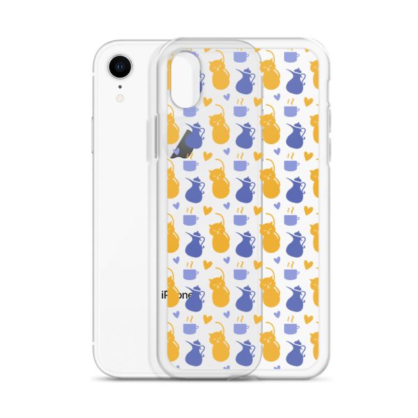 clear-case-for-iphone-iphone-xr-case-with-phone-6a1d6fec176b8.jpg Tea and Cat iPhone Clear Case