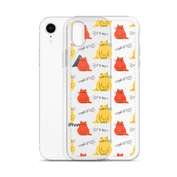 clear-case-for-iphone-iphone-xr-case-with-phone-6a1d70b94b655.jpg Abstract Colorful Cats iPhone Clear Case
