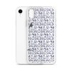 Simple Cat Outlines iPhone Clear Case