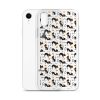 Halloween Seamless Cat iPhone Clear Case
