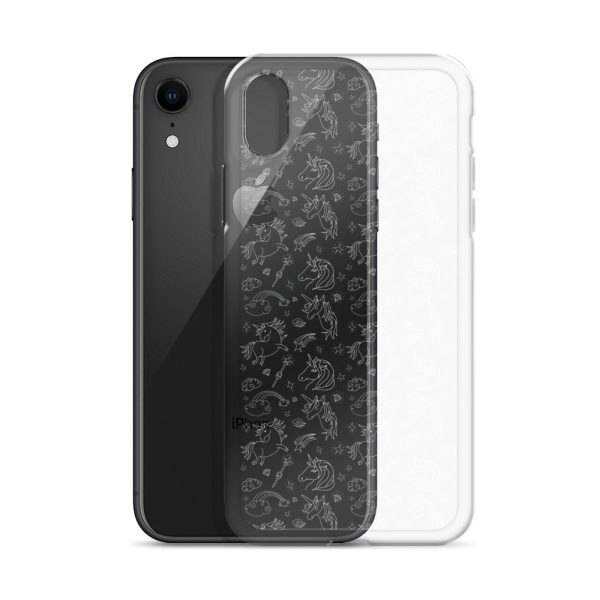 Illustrated Unicorn iPhone Clear Case