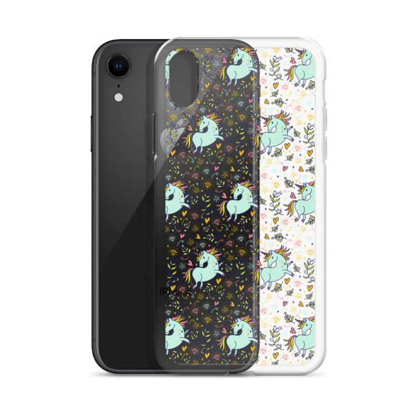 Hand-Drawn Unicorn iPhone Clear Case