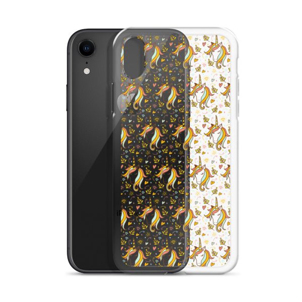 Unicorn Doodle iPhone Clear Case