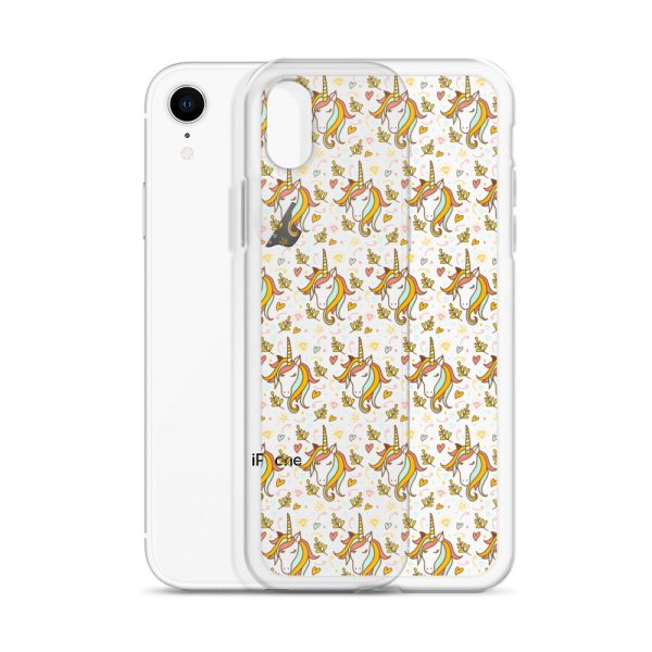 Unicorn Doodle iPhone Clear Case