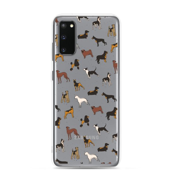 Dog Breeds Samsung Clear Case