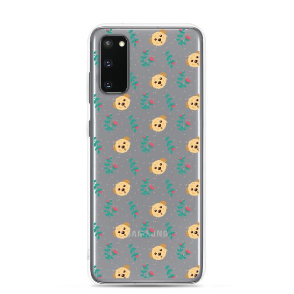 clear-case-for-samsung-samsung-galaxy-s20-case-on-phone-6a1e78da0cae7.jpg Dogs and Flowers Samsung Clear Case
