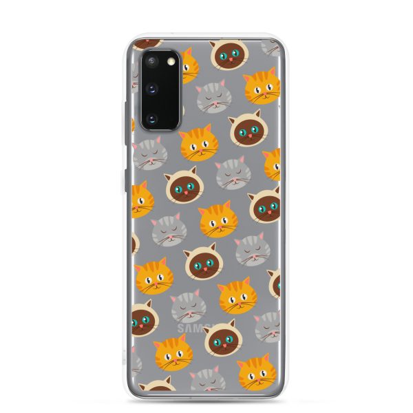 Cute Cats Samsung Clear Case