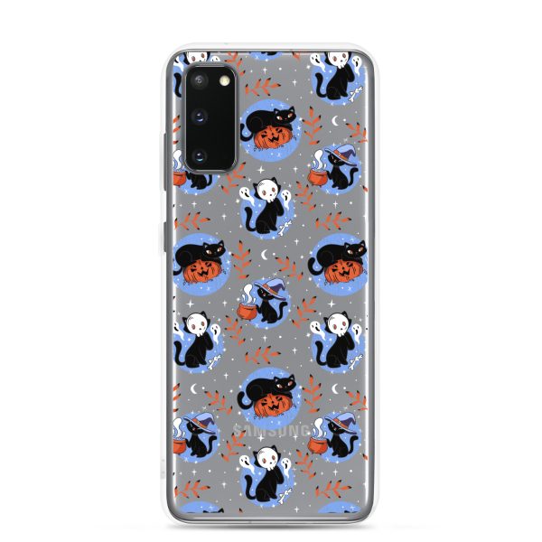 clear-case-for-samsung-samsung-galaxy-s20-case-on-phone-6a1e7be10266a.jpg Halloween Cats Samsung Clear Case
