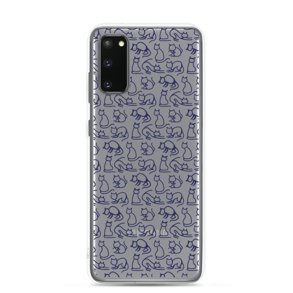 clear-case-for-samsung-samsung-galaxy-s20-case-on-phone-6a38fcb085464.jpg Simple Cat Outlines Samsung Clear Case