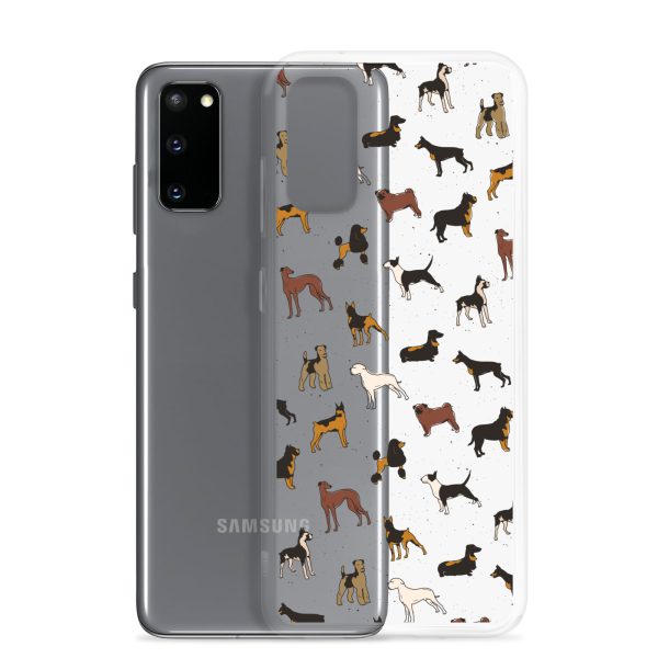 Dog Breeds Samsung Clear Case
